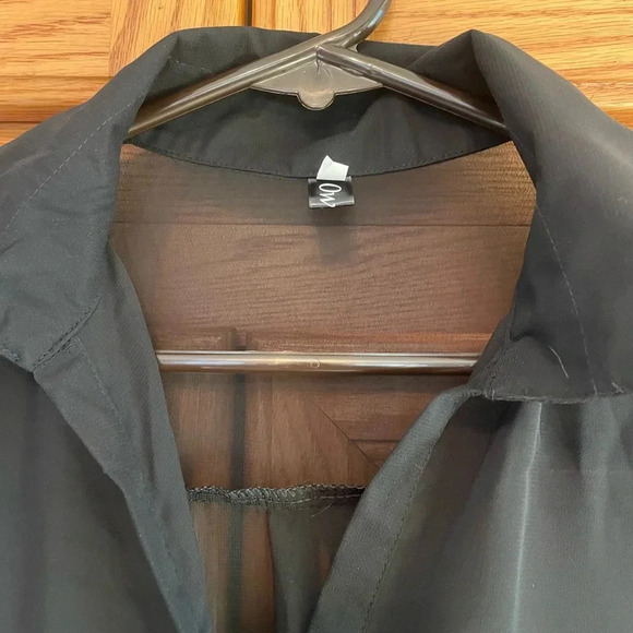 Ownest Sheer black long sleeve top size XXL - Picture 6 of 7